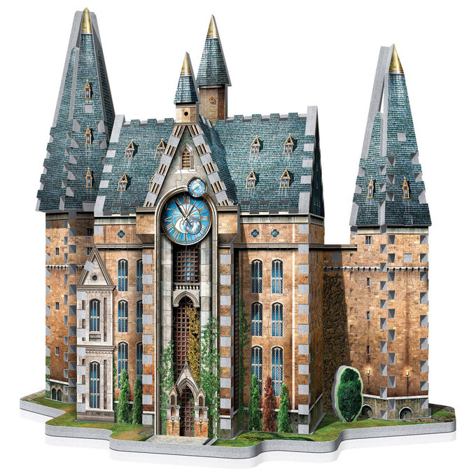 Wrebbit 3D Harry Potter Puzzle 3D Torre dell'Orologio Hogwarts 420 Pezzi