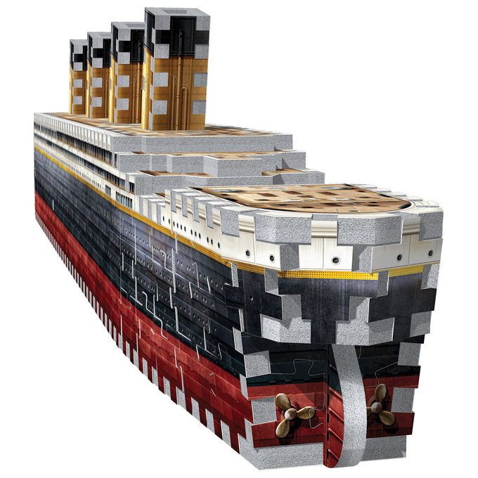 Wrebbit 3D Puzzle 3D Titanic 440 Pezzi Modellismo Nave