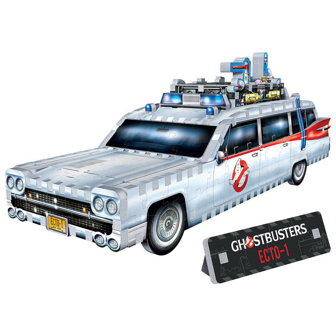 Wrebbit Puzzle 3D Ecto-1 Ghostbusters 280 Pezzi Schiuma 37 x 12 x 14 cm