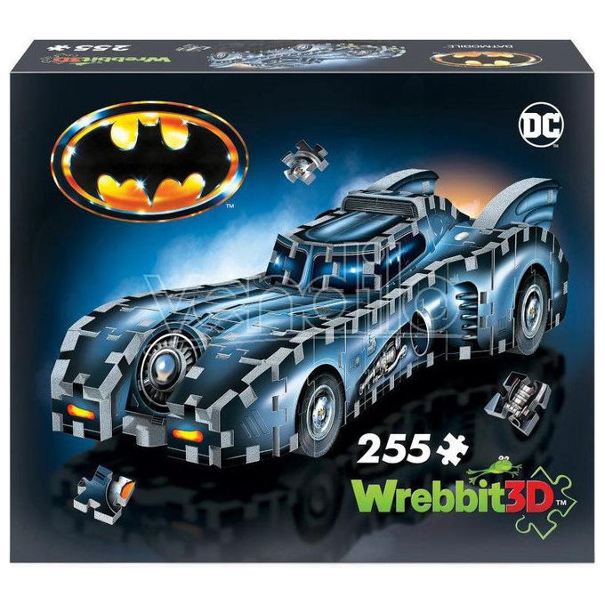 Wrebbit Puzzle 3D Batmobile 255 Pezzi Batman