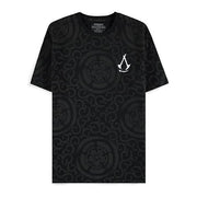 Assassin's Creed T-shirt Uomo Kanji Clan Maniche Corte 100% Cotone