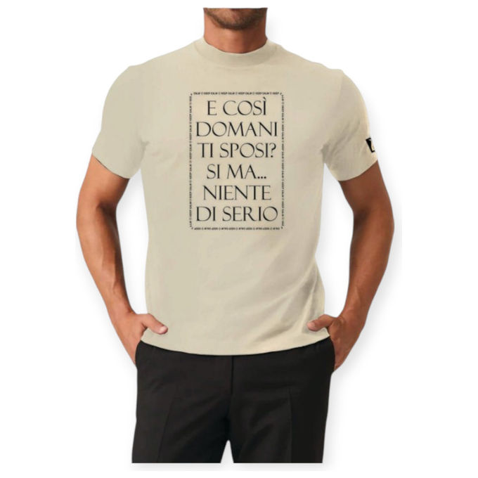 Myagg T-Shirt Domani Avorio Taglia XL