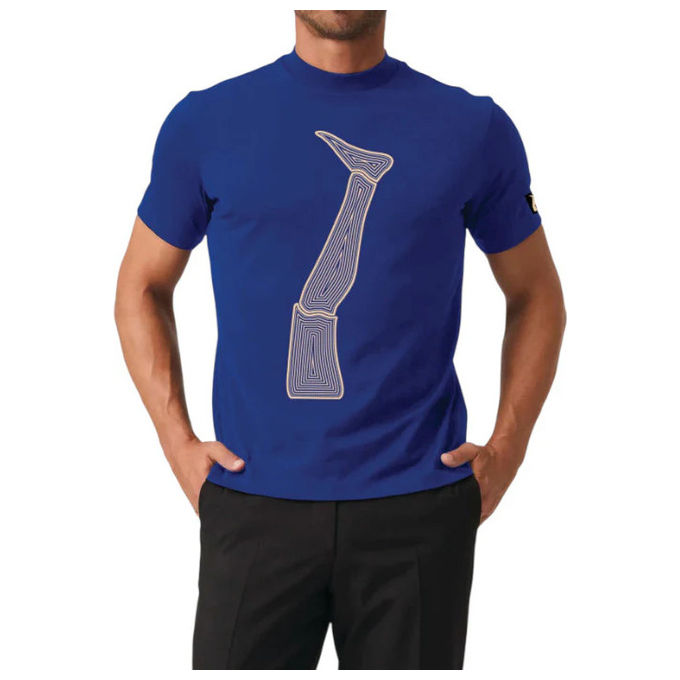 Myagg T-Shirt Garpez Blu Taglia S