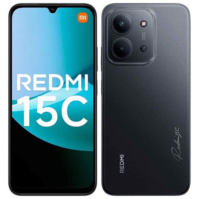 Xiaomi Redmi 15C, Smartphone, 6.9 pollici, 128GB, 4GB RAM, Dual SIM, Nero - Yeppon
