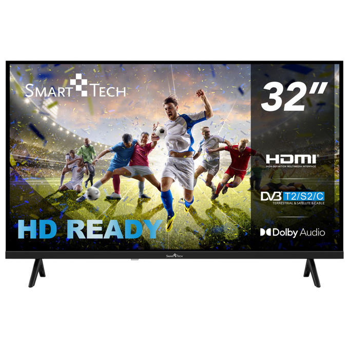 Smart Tech Tv Led Hd 32 Pollici Nero 32HN01K