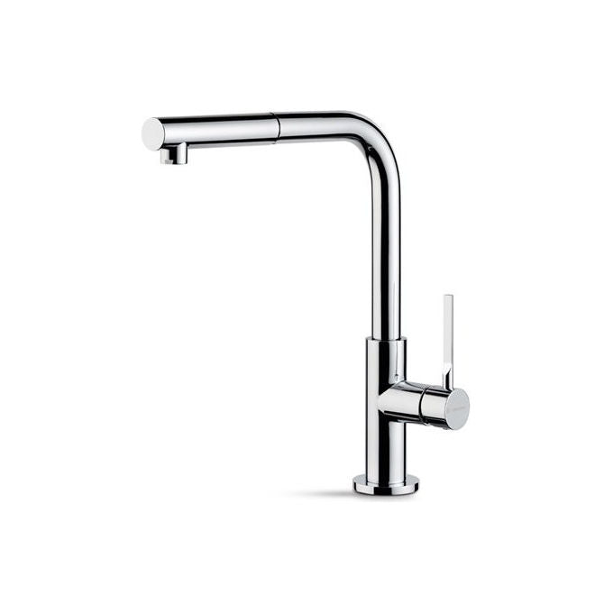Newform Miscelatore Lavello Monocomando Cromo Con Doccetta Estraibile Maki