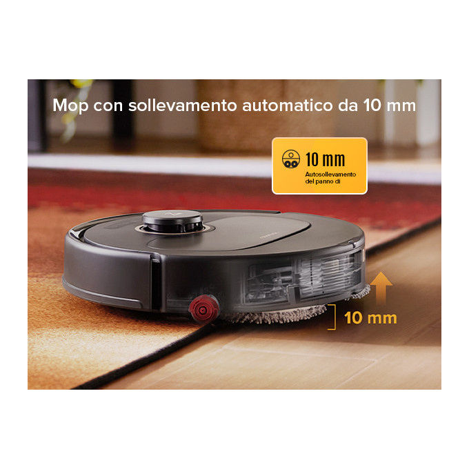 Roborock Robot Aspirapolvere e Lavapavimenti Qrevo 5AE 12000 Pa Nero