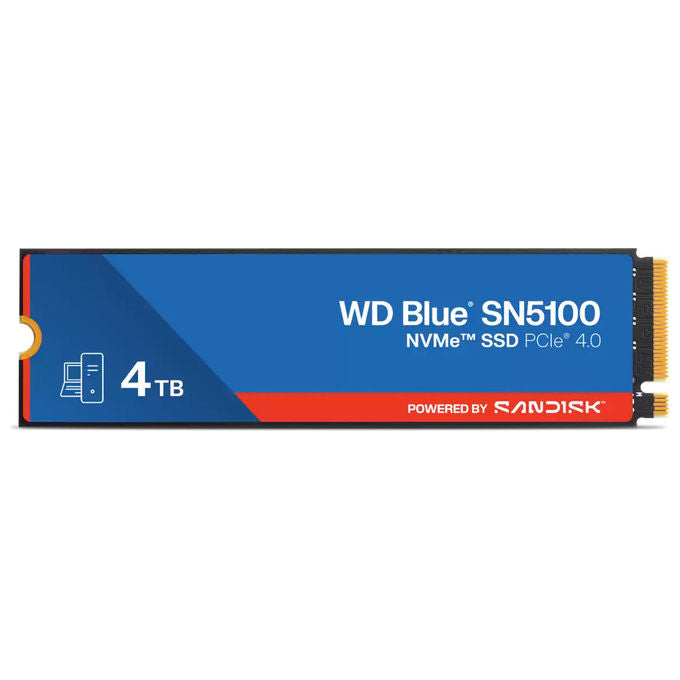Western Digital WD Blue SN5100 SSD 4 TB M.2 PCIe 4.0 NVMe QLC 3D NAND