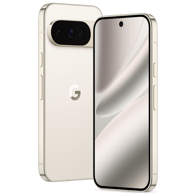 Google, Pixel 10 Pro, Smartphone Android, 128GB, Grigio Creta, Display 6.3'', Tripla Fotocamera