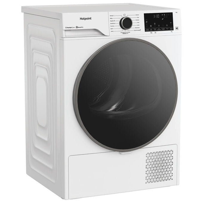 Hotpoint Asciugatrice a Pompa di Calore 9 Kg Délica Classe A HPT 96D BS IT
