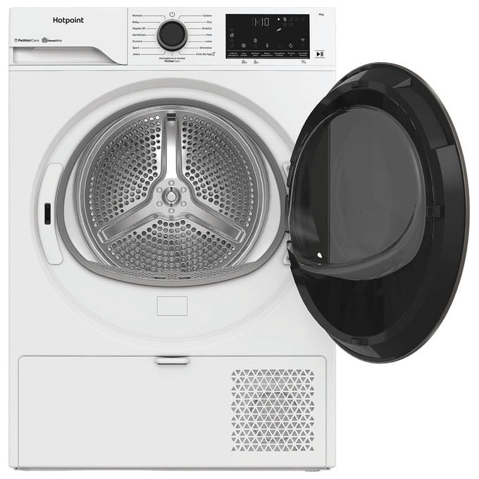Hotpoint Asciugatrice a Pompa di Calore 9 Kg Délica Classe A HPT 96D BS IT