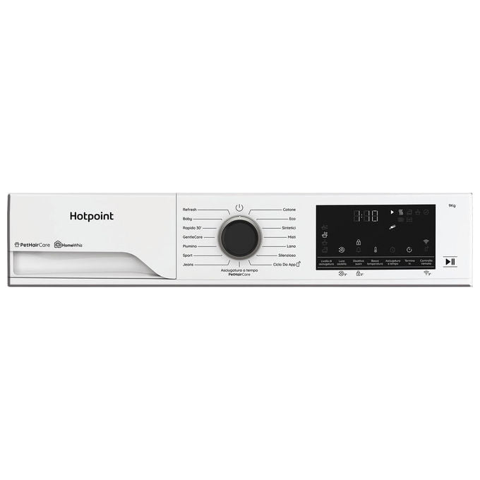 Hotpoint Asciugatrice a Pompa di Calore 9 Kg Délica Classe A HPT 96D BS IT