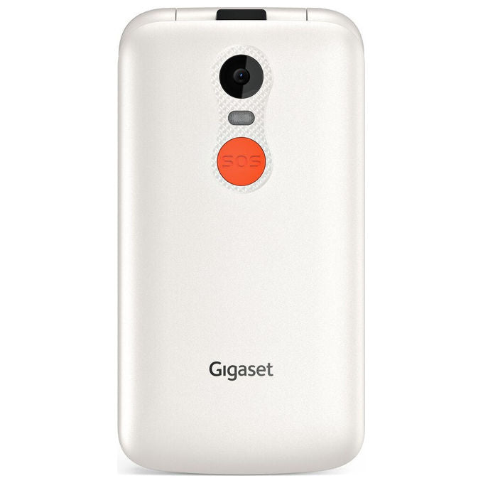 Gigaset Telefono Cellulare per Anziani GL595 Clamshell Bianco