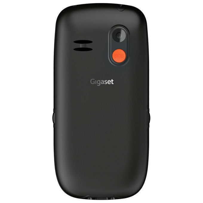 Gigaset GL395 Telefono Cellulare per Anziani Nero Sim Singola Tasto SOS