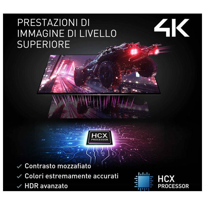 [ComeNuovo] Panasonic Tv OLED 4K Ultra HD 55 Pollici Smart Tv Fire Tv Dolby Vision e Atmos Nero