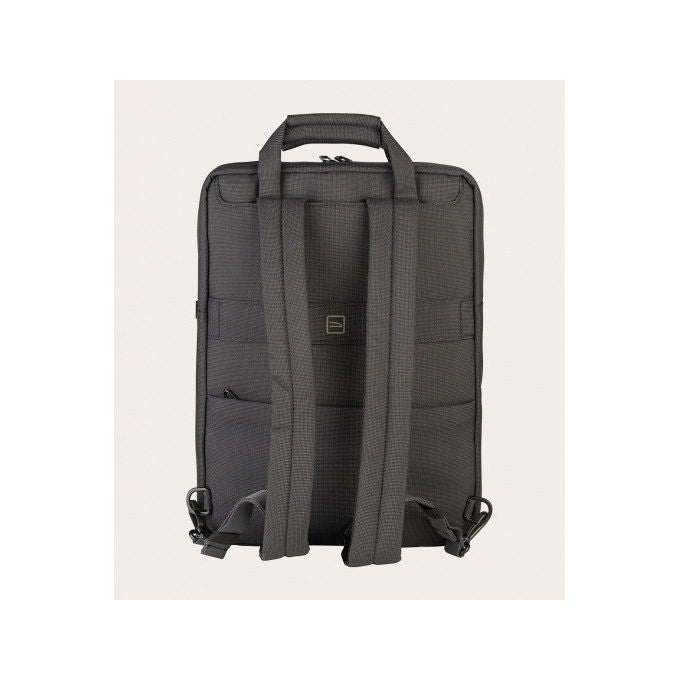 Tucano WO4BK-MB16 Work Out 4 Zaino Slim per MacBook Pro 16'' e Laptop 15.6'' Poliestere Riciclato colore Nero