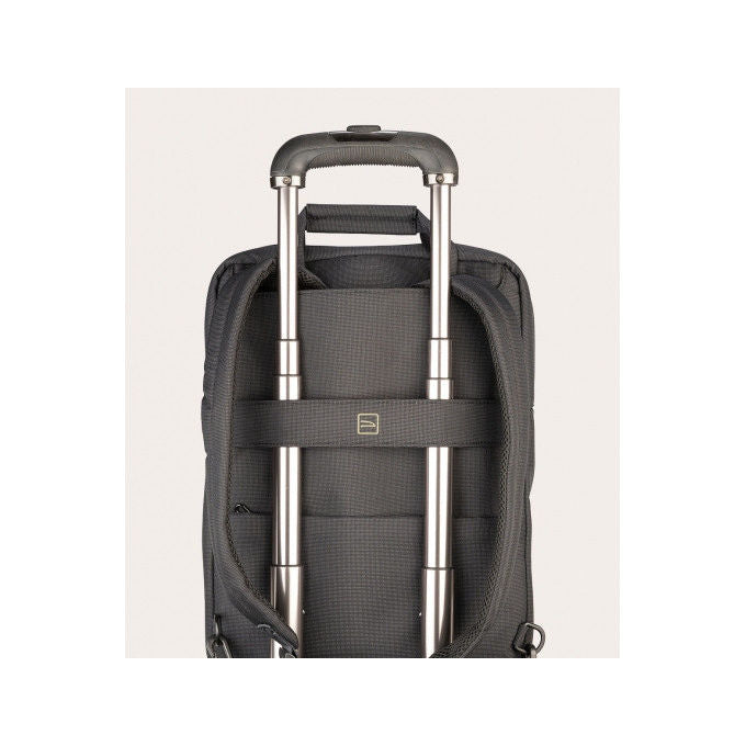 Tucano WO4BK-MB16 Work Out 4 Zaino Slim per MacBook Pro 16'' e Laptop 15.6'' Poliestere Riciclato colore Nero