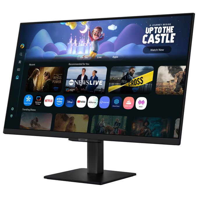Samsung LS27FM500EUXEN Smart Monitor M5 27'' IPS Full HD 1920x1080 60Hz Gaming Hub Wi-Fi Bluetooth HDMI colore Nero