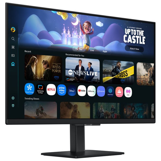 Samsung LS27FM500EUXEN Smart Monitor M5 27'' IPS Full HD 1920x1080 60Hz Gaming Hub Wi-Fi Bluetooth HDMI colore Nero