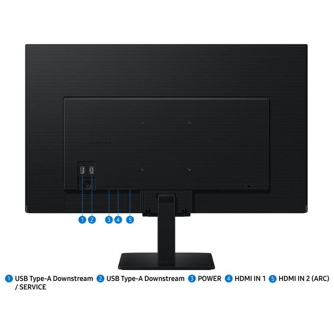 Samsung LS27FM500EUXEN Smart Monitor M5 27'' IPS Full HD 1920x1080 60Hz Gaming Hub Wi-Fi Bluetooth HDMI colore Nero