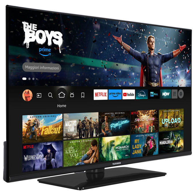 Telefunken Tv Led 40'' HD Fire Tv Wi-Fi Nero