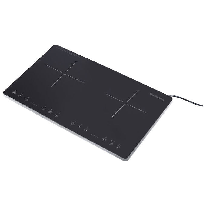 Melchioni Piano Cottura a Induzione 2 Fuochi Nero 58 cm