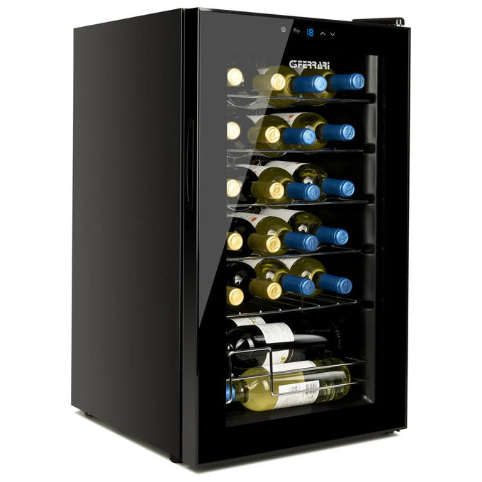 G3 Ferrari, Cantinetta Vino, Riserva 24, Compressore, Libera Installazione, Nero, 24 Bottiglie