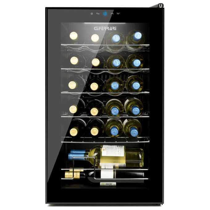 G3 Ferrari, Cantinetta Vino, Riserva 24, Compressore, Libera Installazione, Nero, 24 Bottiglie