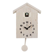 Lowell Orologio da Parete e Tavolo Quarzo 50041B Bianco e Legno