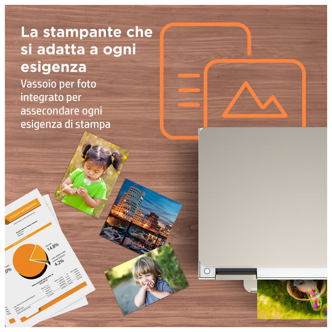 HP, Envy Inspire 7224e, Stampante All-in-One, Wireless Colore, Instant Ink