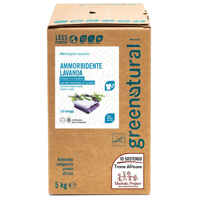 Greenatural Detersivo Bucato Universale Ammorbidente 5 kg