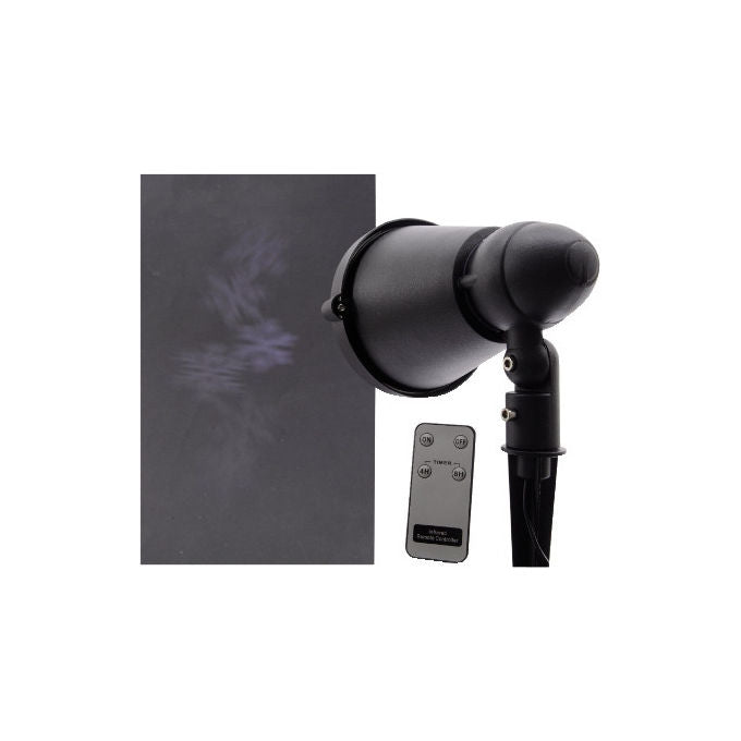 Kon.El.Co., Proiettore LED Fiocchi di Neve, Telecomando, Timer, IP44, Esterno - Yeppon