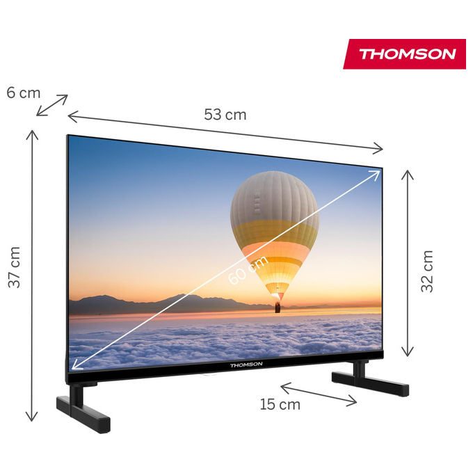 Thomson Smart TV LED HD 24 Pollici Wi-Fi Controllo Vocale