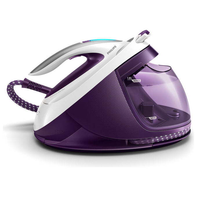 Philips, Ferro da Stiro con Caldaia PerfectCare Elite Plus GC9660-30, 2700 W, Viola-Bianco