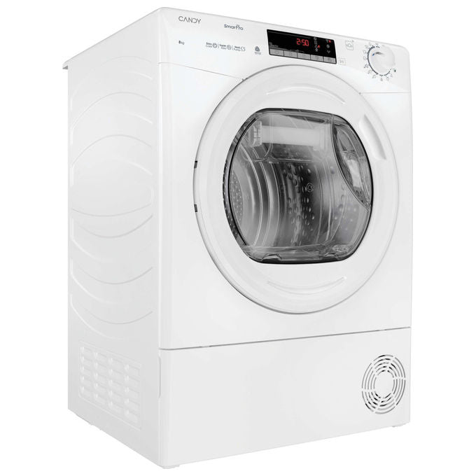Candy, Asciugatrice Libera Installazione, 8 kg, Pompa di Calore, Bianco