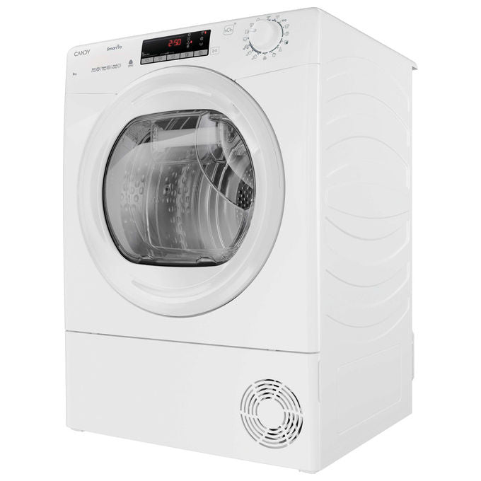 Candy, Asciugatrice Libera Installazione, 8 kg, Pompa di Calore, Bianco