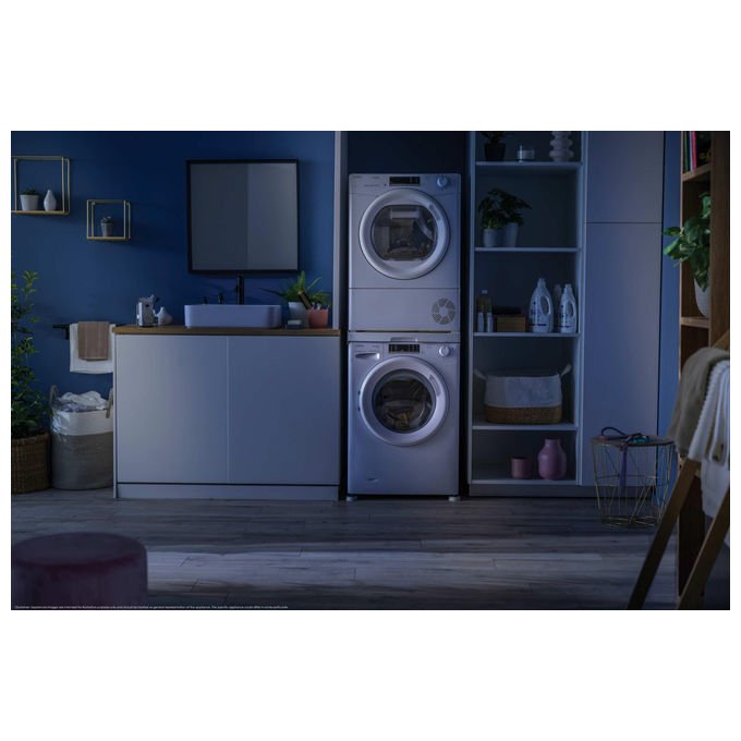 Candy, Asciugatrice Libera Installazione, 8 kg, Pompa di Calore, Bianco