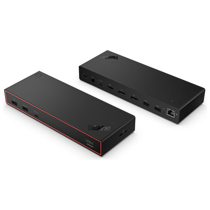 Lenovo Docking Station USB4 Smart Dock 5500 135W Cablato Nero