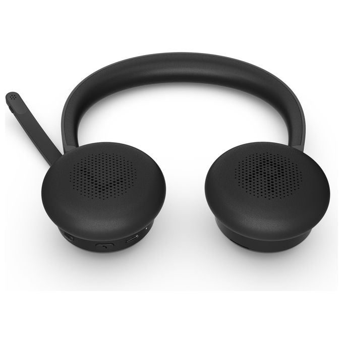 Lenovo, Cuffie Wireless ANC 6550, Bluetooth, Nero, Microfono con Cancellazione Rumore, Ufficio