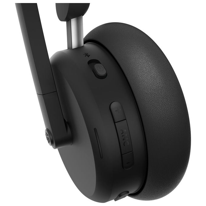 Lenovo, Cuffie Wireless ANC 6550, Bluetooth, Nero, Microfono con Cancellazione Rumore, Ufficio