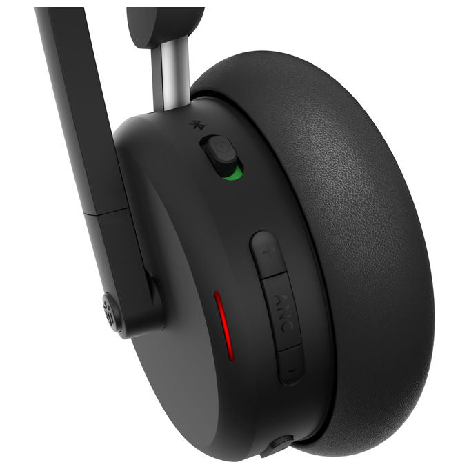 Lenovo, Cuffie Wireless ANC 6550, Bluetooth, Nero, Microfono con Cancellazione Rumore, Ufficio