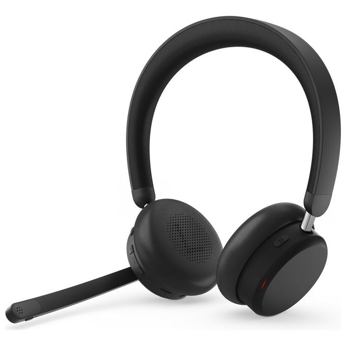 Lenovo, Cuffie Wireless ANC 6550, Bluetooth, Nero, Microfono con Cancellazione Rumore, Ufficio