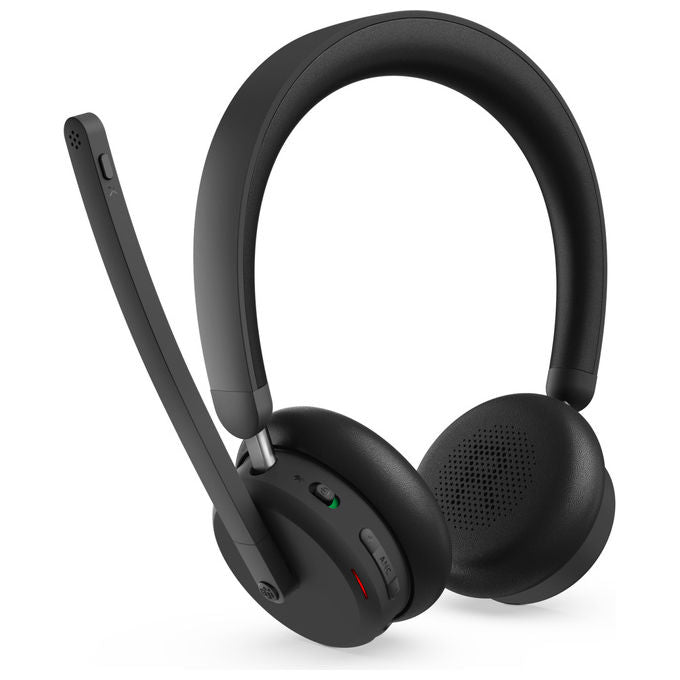 Lenovo, Auricolare Wireless 6550, Ufficio, USB Tipo-C, Bluetooth, Nero