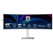 Philips, Monitor PC Curvo 49B2U5900C-00, 48.8'' Dual QHD, Nero