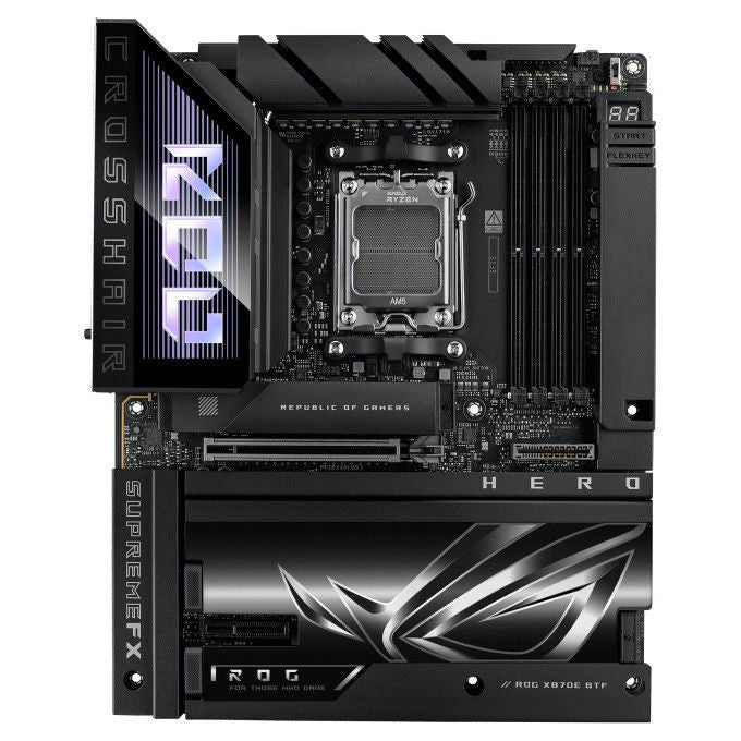 Asus Rog Crosshair X870E Hero BTF, Scheda Madre ATX, AMD X870E, Socket AM5, DDR5, Wi - Fi 7 - Yeppon