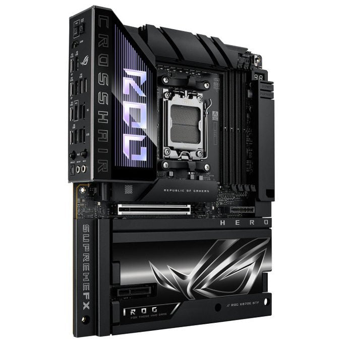 Asus Rog Crosshair X870E Hero BTF, Scheda Madre ATX, AMD X870E, Socket AM5, DDR5, Wi - Fi 7 - Yeppon