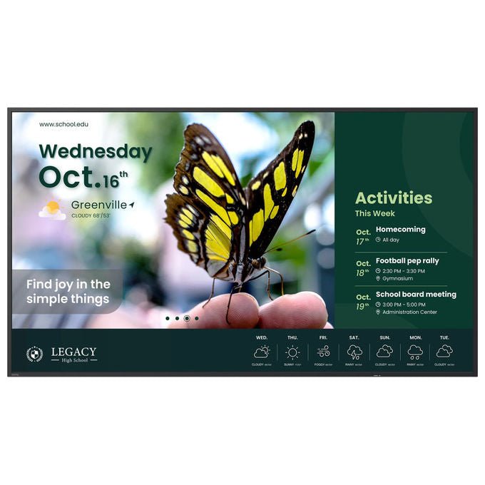 BenQ ST6504 Pannello Digitale 65 Pollici 4K Ultra HD Nero
