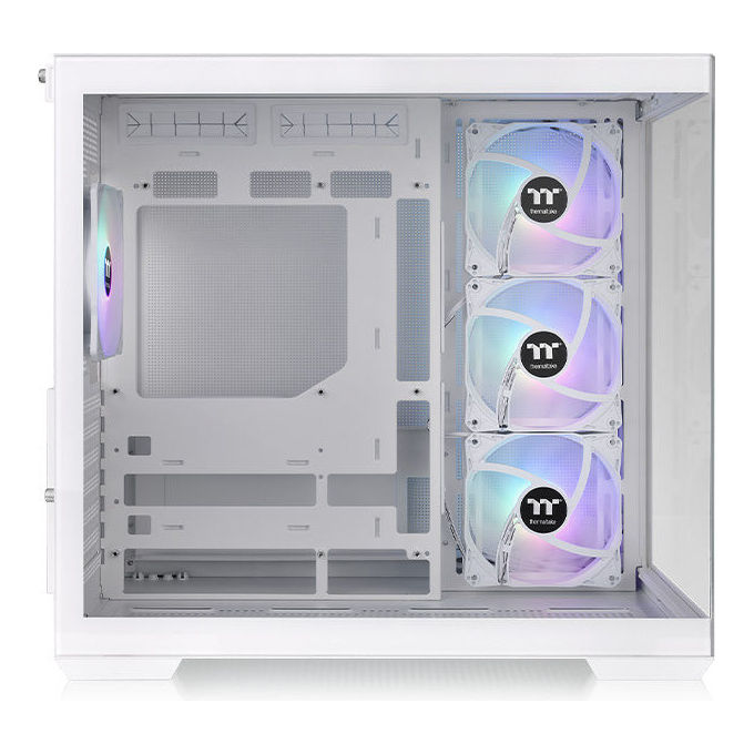 Thermaltake View 380 TG ARGB Snow Midi Tower PC Bianco Vetro Temperato