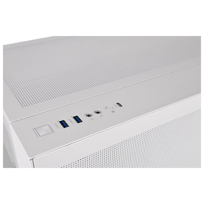 Thermaltake View 380 TG ARGB Snow Midi Tower PC Bianco Vetro Temperato