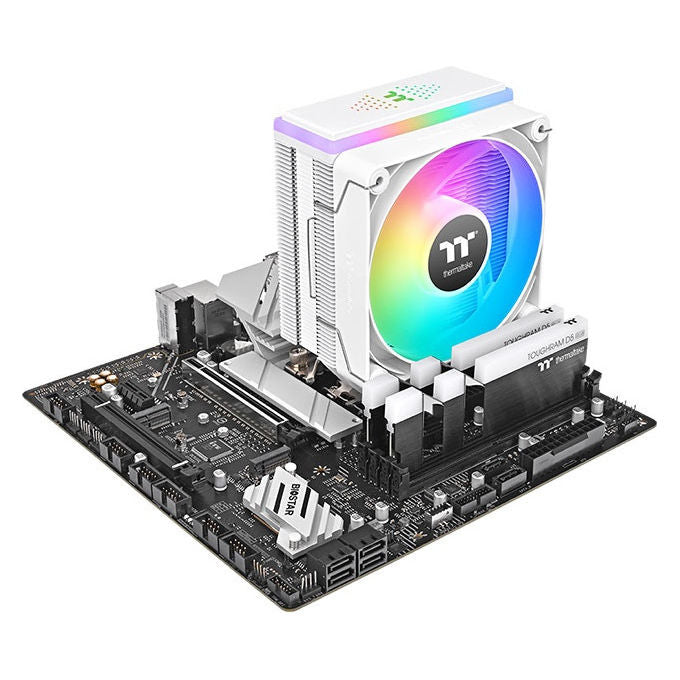 Thermaltake Astría 200, Raffreddatore ad Aria, 12 cm, Bianco